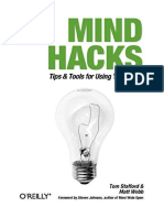Mind Hacks: Tips and Tricks For Using Your Brain - Tom Stafford