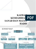 Kaedah Keshahihan Sanad Dan Matan Hadis