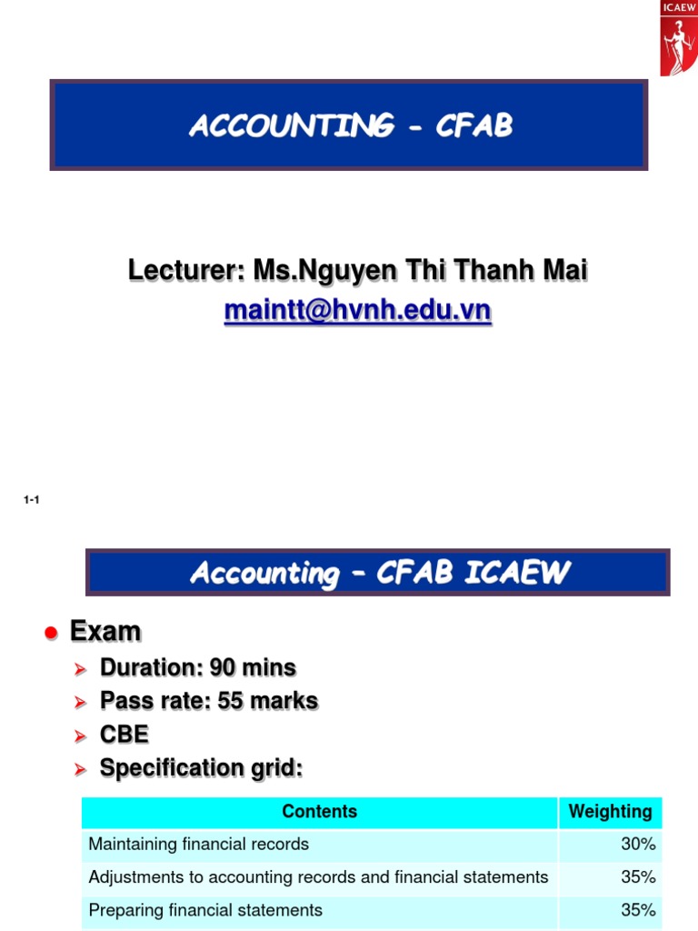 Chapter 01 - Introduction To Accounting | PDF | International Financial ...