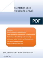 Presentation Skills Ind & Group