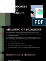 Measuring Progress and Results