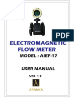 Electromagnetic Flow Meter User Manual