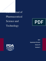 PDA - Journal - PST - Volume 75 Number 5 Sep OCt 2021