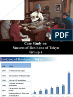 Case Study On Success of Benihana of Tokyo Group 4