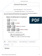 Essential Keyboard Shortcuts