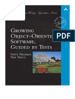 Growing Object-Oriented Software, Guided by Tests (Addison-Wesley Signature Series (Beck) ) - Steve Freeman