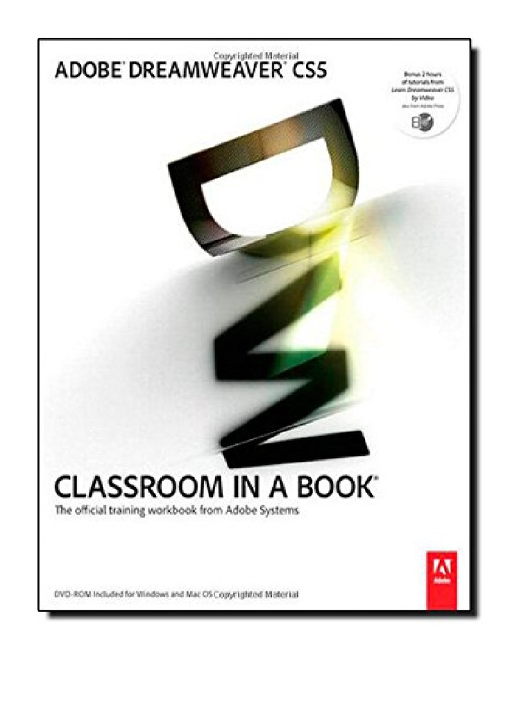 Adobe Dreamweaver CS5 Classroom in A Book Adobe Creative Team PDF