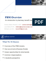 PBM Overview: An Introduction To Pharmacy Benefit Management