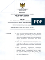 Keputusan Menteri Panrb Nomor 1023 Tentang Nilai Ambang Batas Skd Cpns 2021