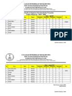 DAFTAR KEHADIRAN hKEGIATAN EKSTRA Jumat