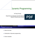 IIM7064 Dynamic Programming Course Overview