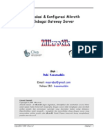 Download Konfigurasi Mikrotik Sebagai Gateway by galante gorky SN54432025 doc pdf