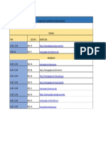 Exam Schedule