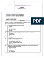 Class Xii Biotechnology - 045 Time: 90 Minutes General Instructions