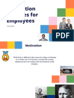 Motivation Theories For Employees