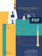 Chemistry Project Evaporation