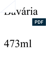 Bavária 473ml Latão