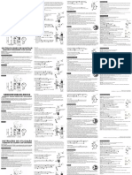 Monomando Fregadero MARSELLA _Instrucciones