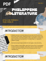 Philippine Literature and Landmarks