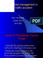 Prehospital Management in Road Traffic Accident