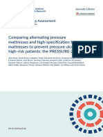 Comparing Alternating Pressure Mattresses and High-Specification Foam Mattresses To Prevent Pressure Ulcers in High-Risk Patients: The PRESSURE 2 RCT