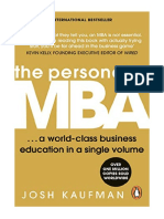 The Personal MBA: A World-Class Business Education in A Single Volume - Josh Kaufman