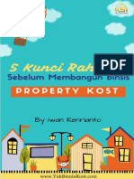 5 Kunci Rahasia Sebelum Membangun Bisnis Properti Kost