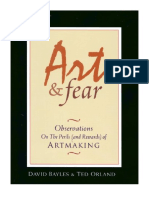 Art & Fear: Observations On The Perils (And Rewards) of Artmaking - David Bayles