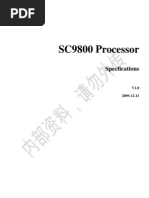 SC9800 Specs