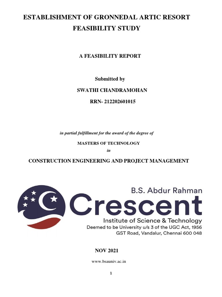 Swathi, Feasibility Report PDF Greenland Taxes