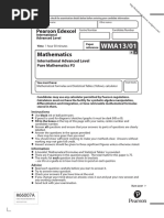 Pure Mathematics P3