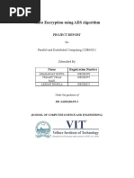 Video Encryption Using AES Algorithm: Project Report