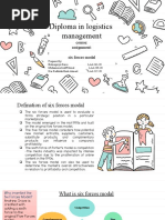 Diploma in Logistics Management: Course: Assignment: Six Forces Modal