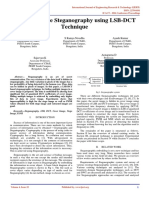 multiple image steganography using lsb dct technique