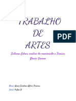 Anna Caroline Alves Pereira - Arte - Trabalho de Dança