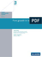 Firm Growth in Time of Crisis: Vives Discussion Paper