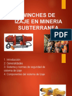 Winches de Izaje en Mineria Subterranea