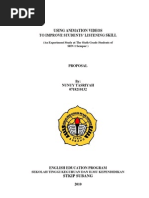 Download Proposal Skripsi - Using Animation Videos to Improve Students Listening Skill by Eka L Koncara SN54435452 doc pdf