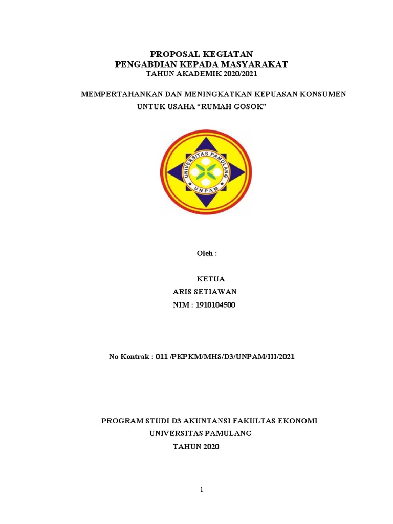 PROPOSAL PKM Kelompok 2 | PDF