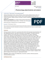 Echinacea Purpurea: Pharmacology, Phytochemistry and Analysis Methods