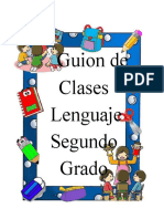 Guion de Clases Lenguaje Segundo Grado