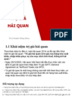 Chương 6. Trị Giá Hải Quan