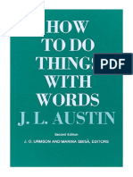 How To Do Things With Words: Second Edition (The William James Lectures) - J. L. Austin