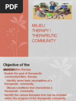 Milieu Therapy / Therapeutic Community