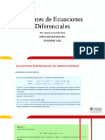 Apuntes de Ecuaciones Diferenciales DIA 5