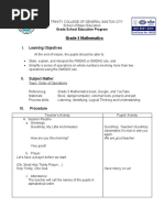 Detailed LP Order of Operations