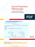 Apuntes de Ecuaciones Diferenciales DIA 3