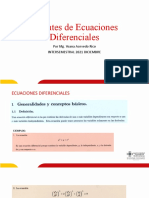 Apuntes de Ecuaciones Diferenciales DIA 1