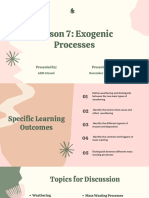 LESSON 7 - Exogenic Processes