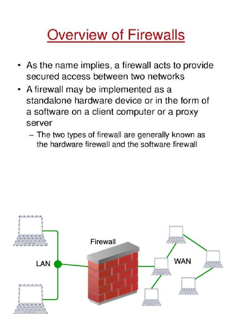 5 Firewalls | PDF | Firewall (Computing) | Transmission Control Protocol